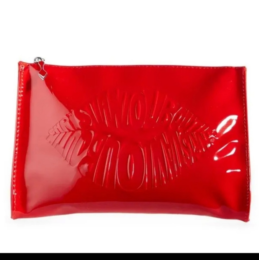 Christian Louboutin Red Cosmetic Bag